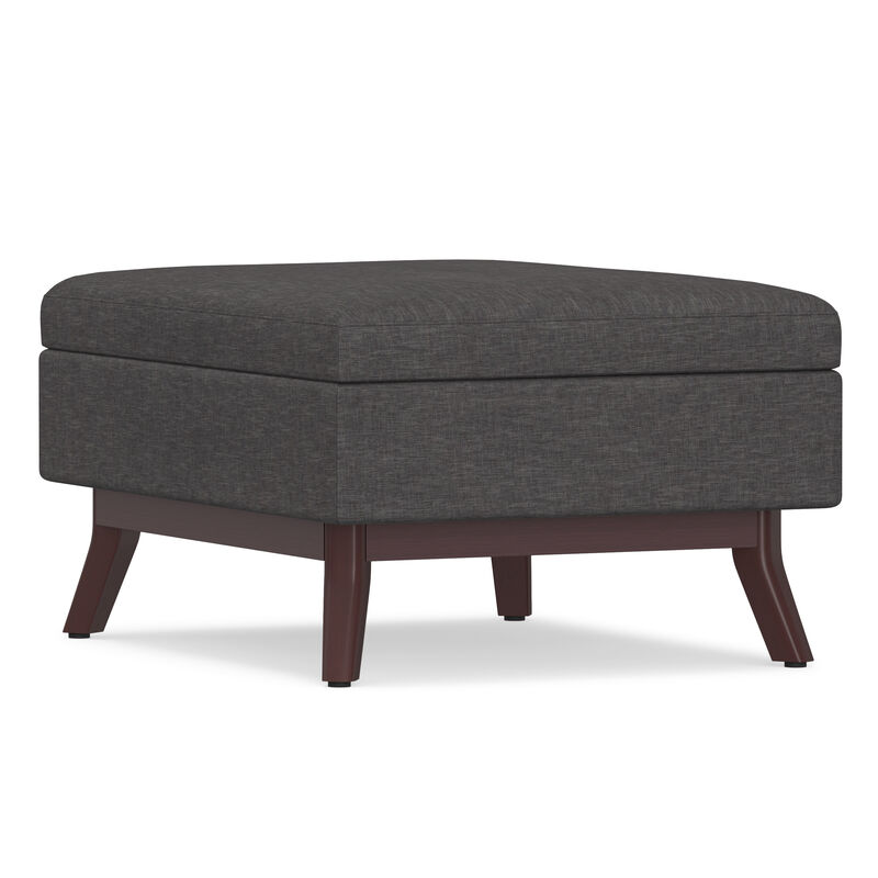 Owen 34 in Wide Rectangle Coffee Table Storage Ottoman