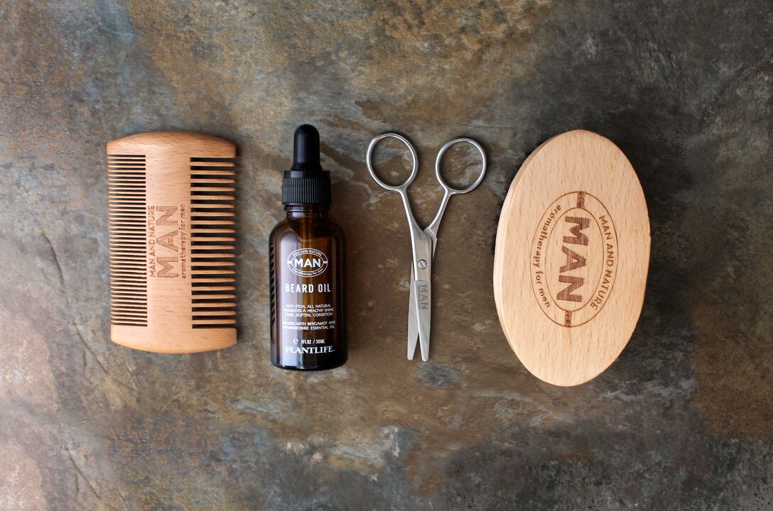 Plantlife Men's Grooming Beard Kit Gift Set