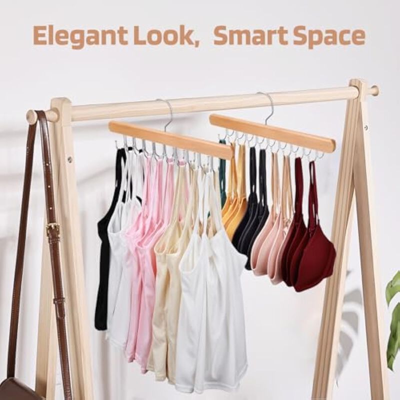 2-Pack Space-Saving Pants Hangers | Non-Slip Multi-Layer Closet Organizer Rack image number 1