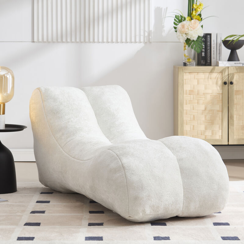 GOODSILO Creative Bean Bag Sofa Chair for Adults Filled With High-Quality Sponge That Is Plump and Elastic Fitting