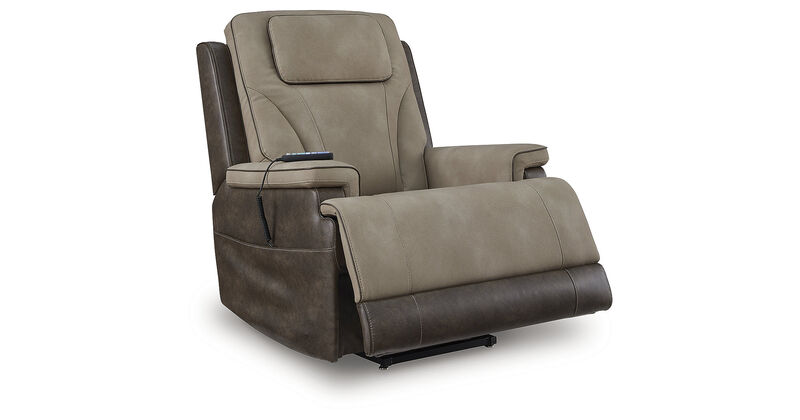 4Z-Serenity Zone Power Lift Recliner in Beige image number 4