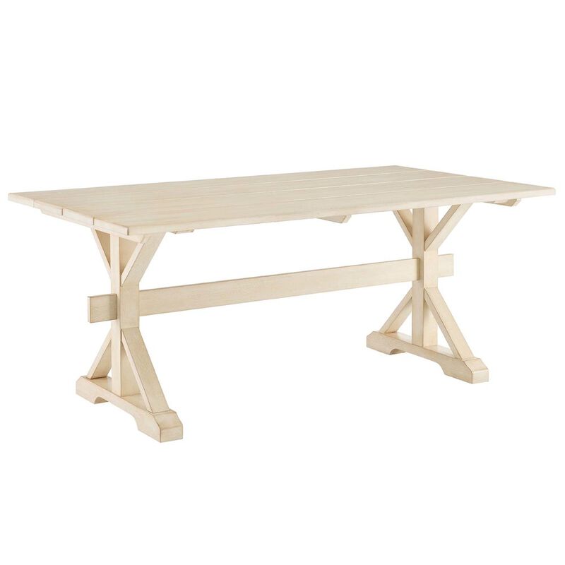 Windchime 71" Wood Dining Table image number 0