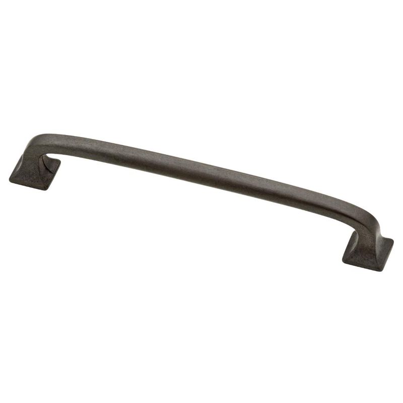 Franklin Brass Cabinet Pull, Soft Iron, 5-1/16 in (128mm) Drawer Handle, 1 Pack, P29614-SI-C