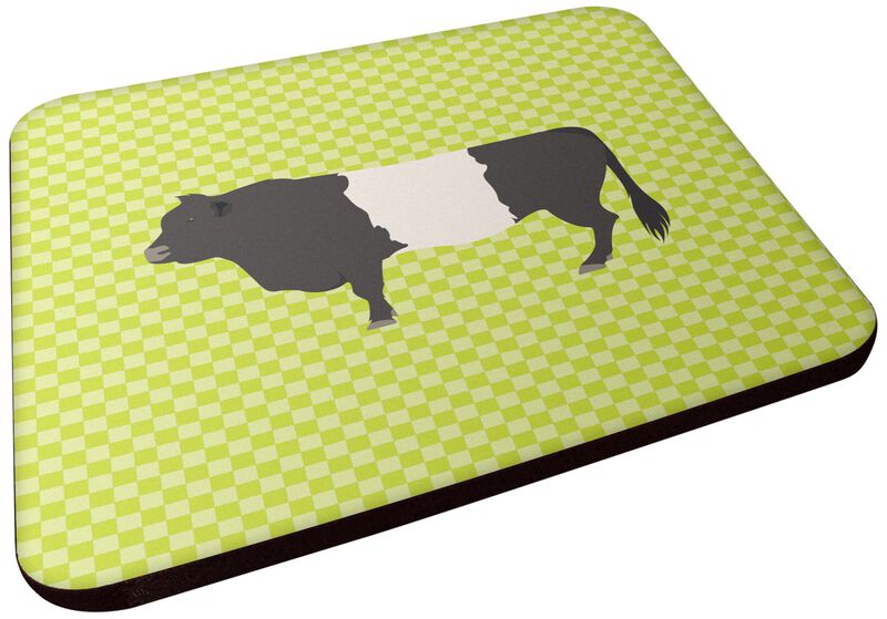 Caroline's Treasures Belted Galloway Cow Green Decorative coasters, 3.5, Multicolor