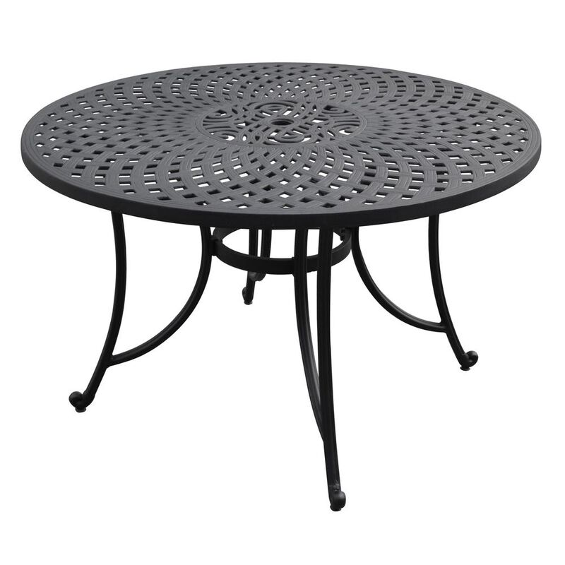 Sedona 46" Cast Aluminum Round Outdoor Dining Table