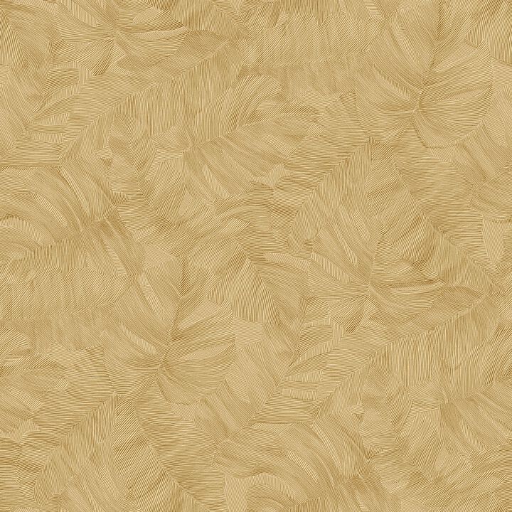 Karuna Branched Leaves Motive Gold Wallpaper KRA67602