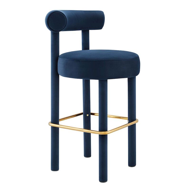 Toulouse Performance Velvet Bar Stool Set of 2 image number 3