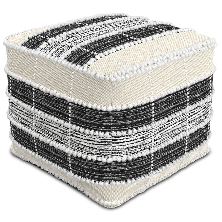 Barley Square Pouf