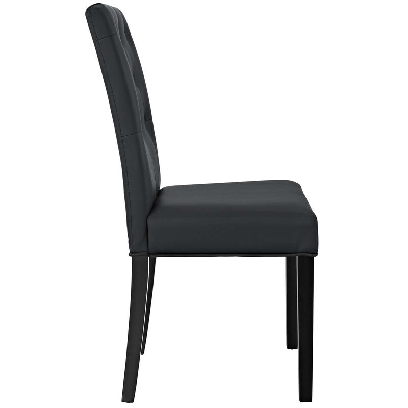 Confer Dining Side Chair Vinyl Set of 4 image number 2