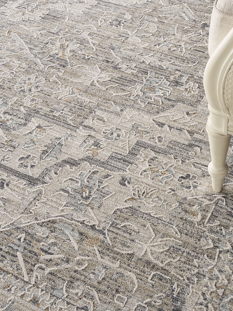 Lynx LNX04 Ivory/Taupe 9'10" x 13'6" Rug