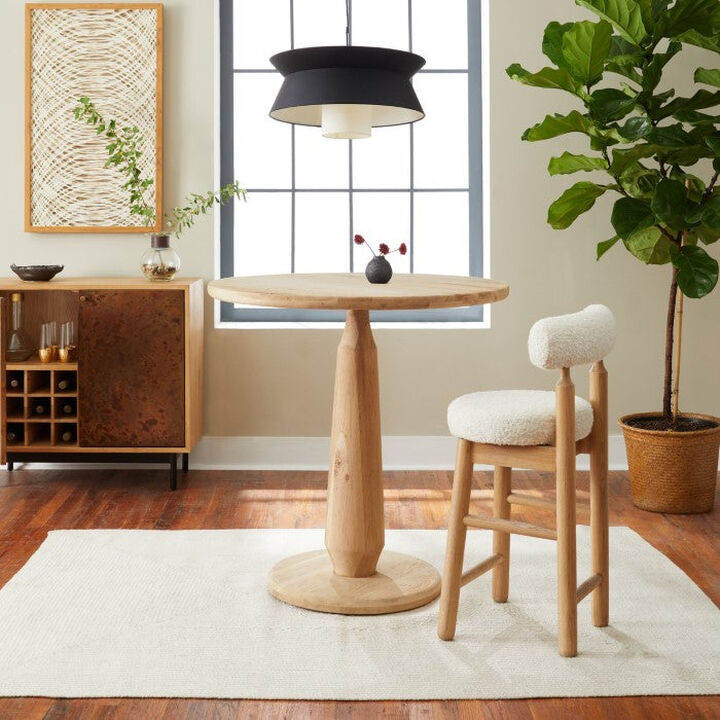 Dowel Counter Table - Natural