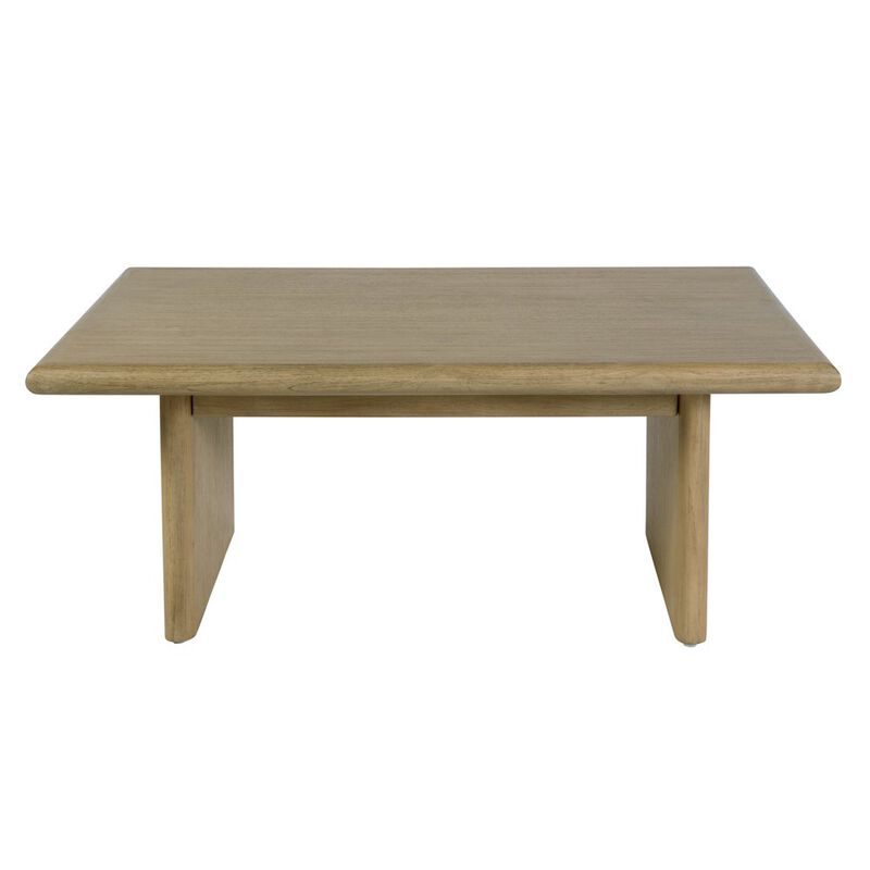 Butler Specialty Halmstad 42 in. W Rectangular Wood Coffee Table, Light Brown image number 3
