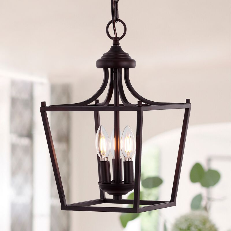 Camden Iron Classic Midcentury Pendant Lantern