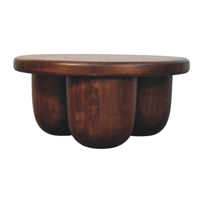 Artisan Furniture Solid Wood Clara Sculpted Coffee Table image number 0