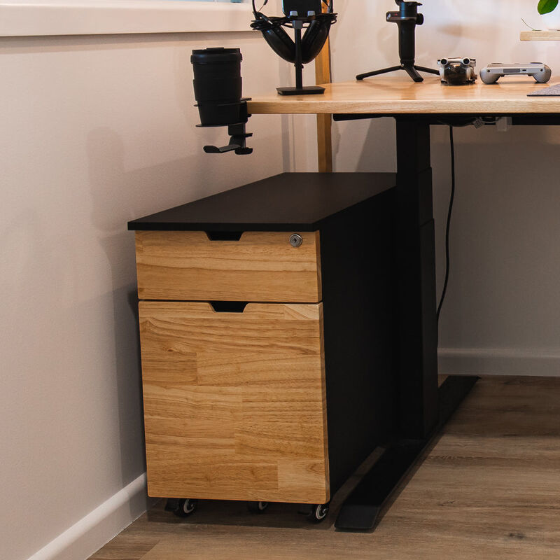 Desky Wooden Minimal Filing Cabinet image number 3