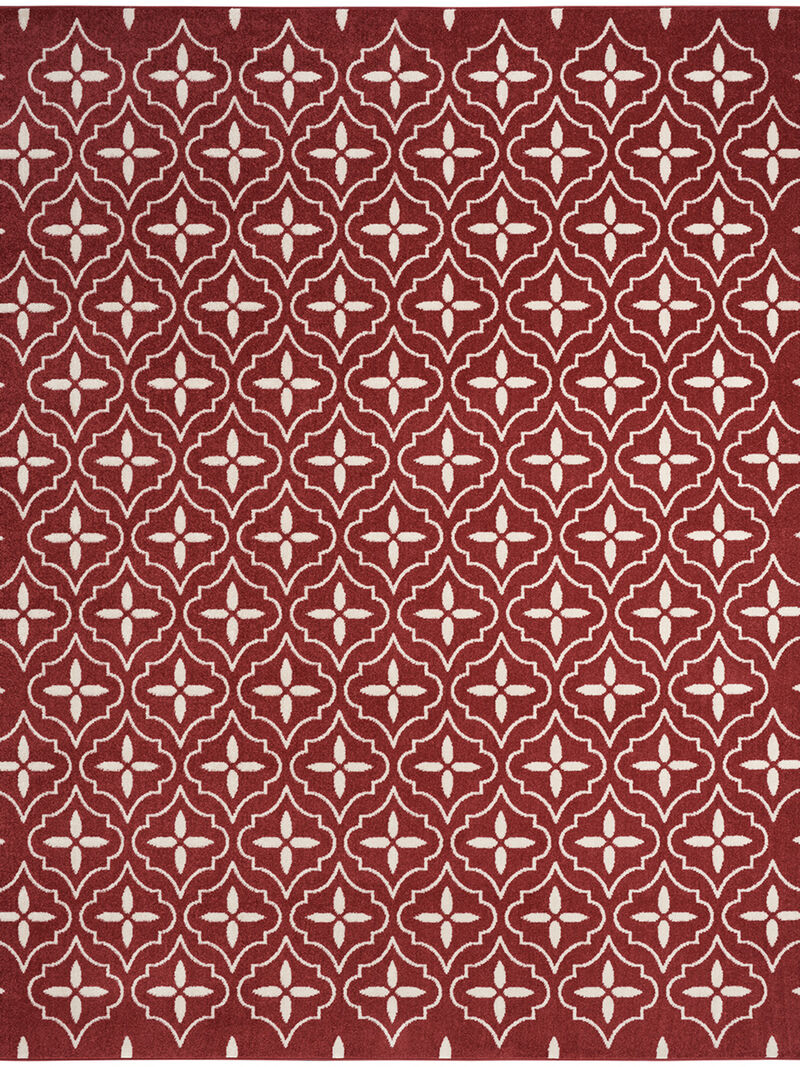 Nourison Essentials NRE04 Brick/Ivory 5' x 7' Rug