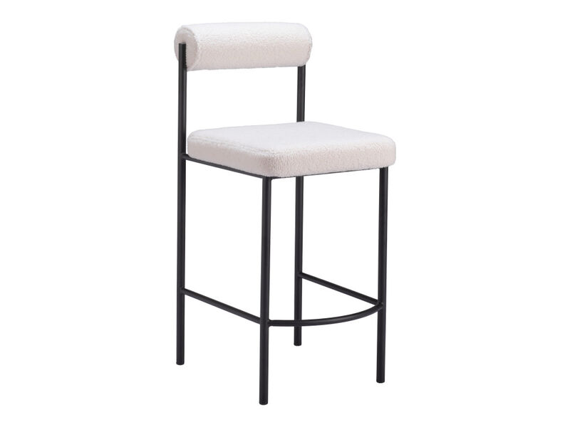 Livorno Counter Stool (Set of 2) Ivory image number 0
