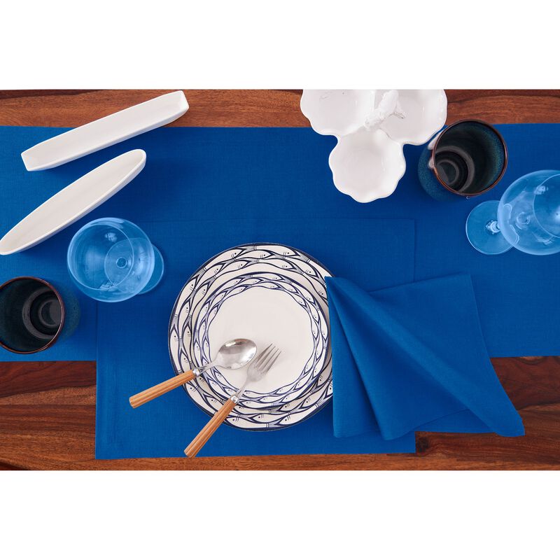 Cotton Linen Dinner Napkins - Dru - Cotton Linen Plain