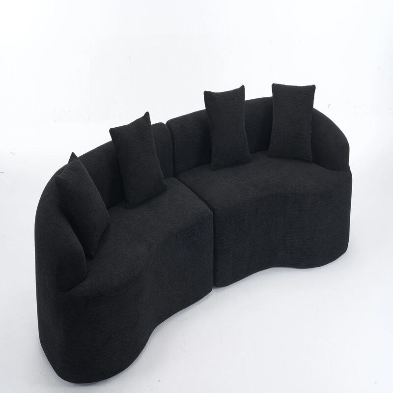 Whisen 110" Modular Sectional Sofa with Full Compression image number 0