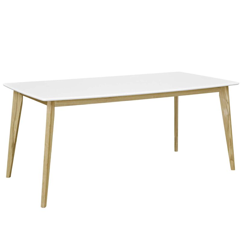 Modway - Stratum 71" Dining Table White image number 1