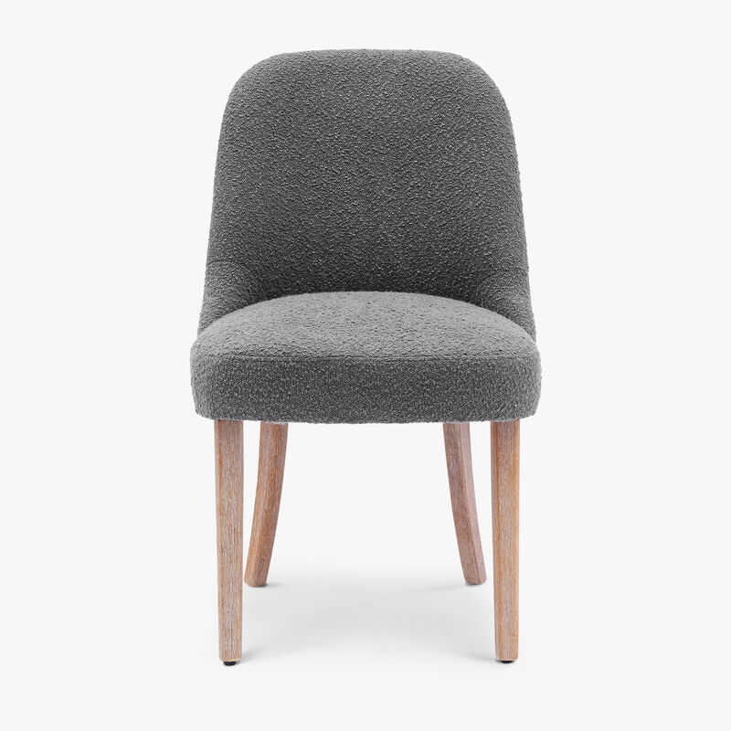 WestinTrends Mid-Century Modern Upholstered Boucle Dining Chair