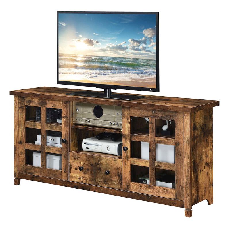 Convenience Concepts 1 Drawer TV Stand with Storage Cabinets and Shelves for TVs up to 65 Inches