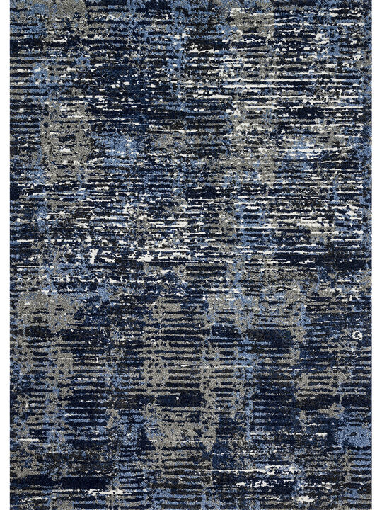 Viera VR09 Dark Blue/Grey 3'10" x 5'7" Rug