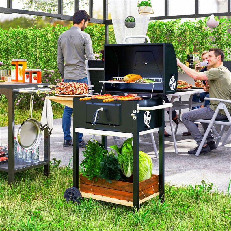 Compact Outdoor Charcoal Grill for Garden, Patio, or Tailgating image number 1