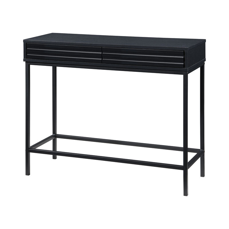 Casimo 35.43 in. Rectangular Engineer Wood Console Table