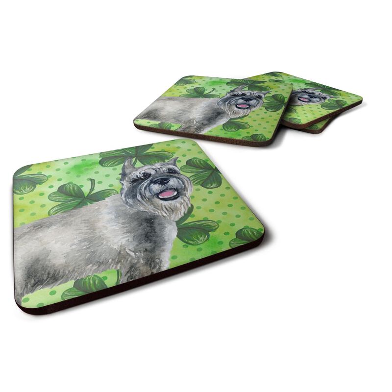 Caroline's Treasures Schnauzer St Patrick's Decorative coasters, Multicolor