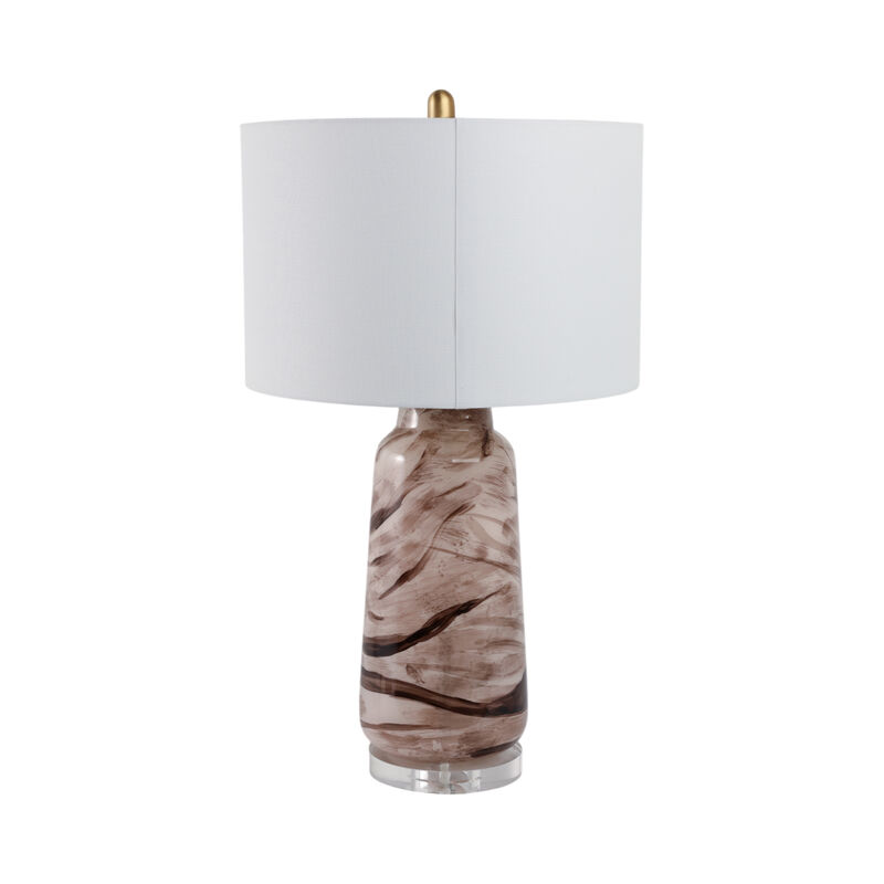 Swirled Glass Table Lamp image number 3