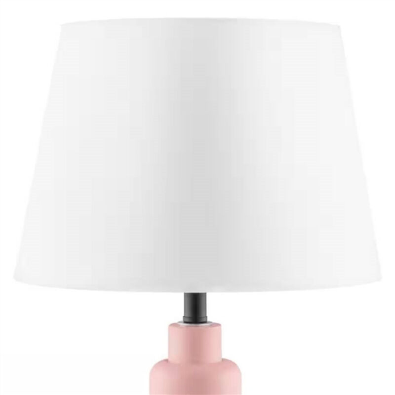 Fabric Shade Table Lamp – Small Bedside or Desk Lighting