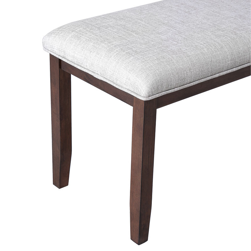 Merax Upholstered Bench for Bedroom End of Bed,38-inch Entryway Bench for Living Room