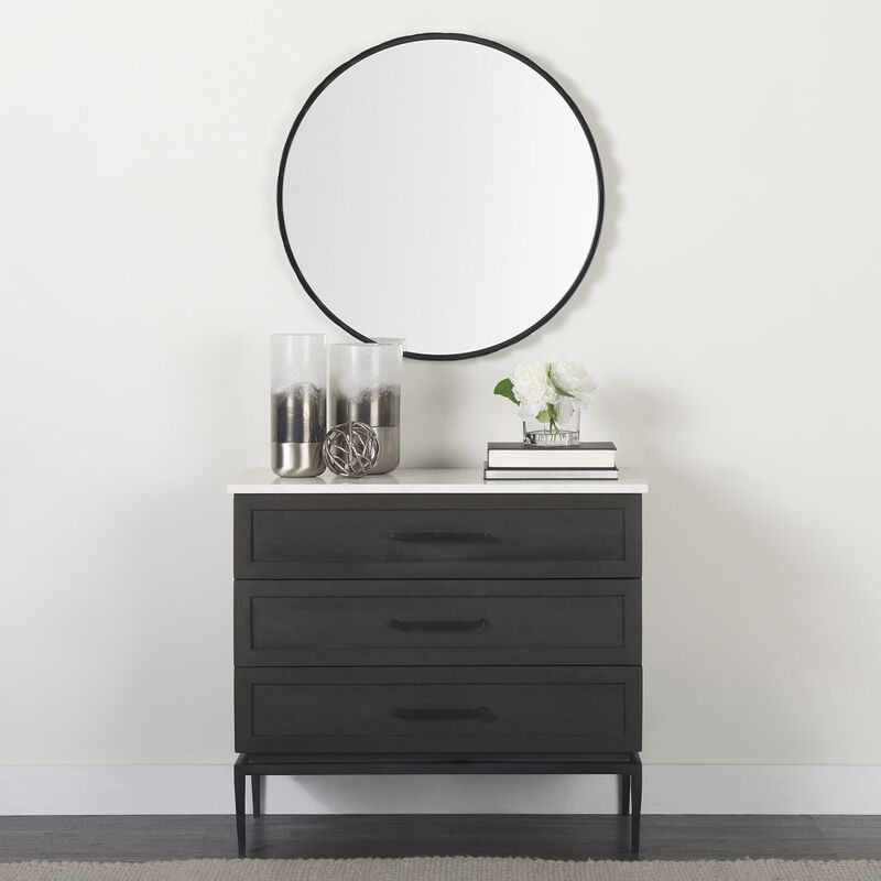 Decorative Glass Vase for Living Room, Entryway, or Table Display