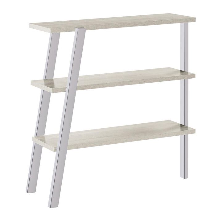 Mirella™ 3 Shelf Bookshelf White Ash