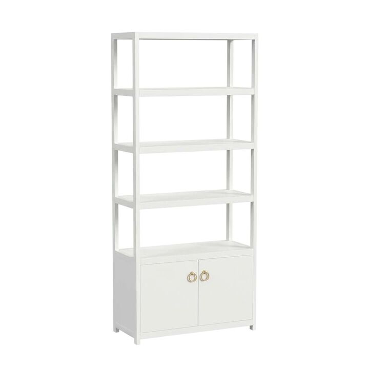 Butler Specialty Lark  4- Tier Etagere  Etagere Bookcase, White