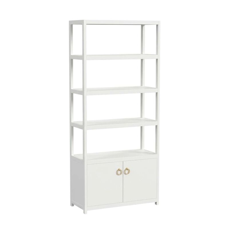 Butler Specialty Lark  4- Tier Etagere  Etagere Bookcase, White image number 1