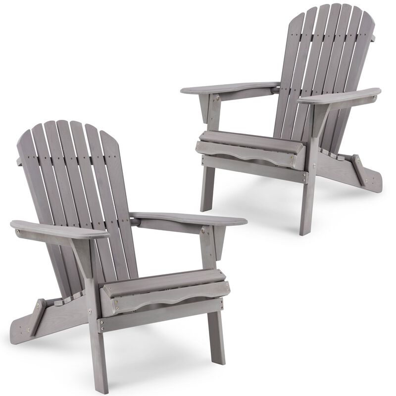 Hivvago Cedar Wood Patio Chair Set of 2 image number 5