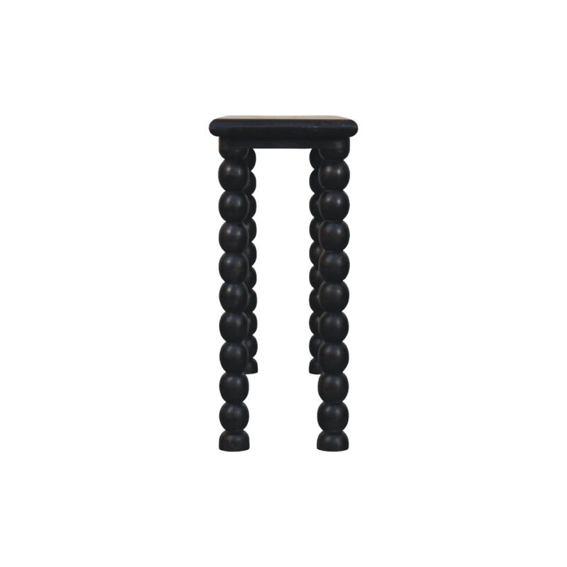 Artisan Furniture Solid Wood Spindle Linear Console, Dark Brown image number 7