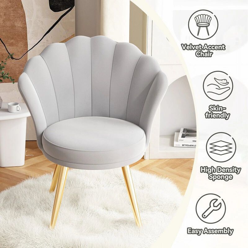 Modern Accent Chair Armchair for Living Room Bedroom Single Sofa Lounge Seating image number 4