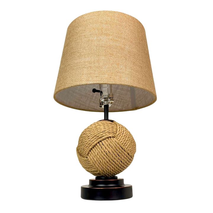 Set Of 2 Nautical Rope Table Lamps 225 Coastal Beach Decor Accent Lighting