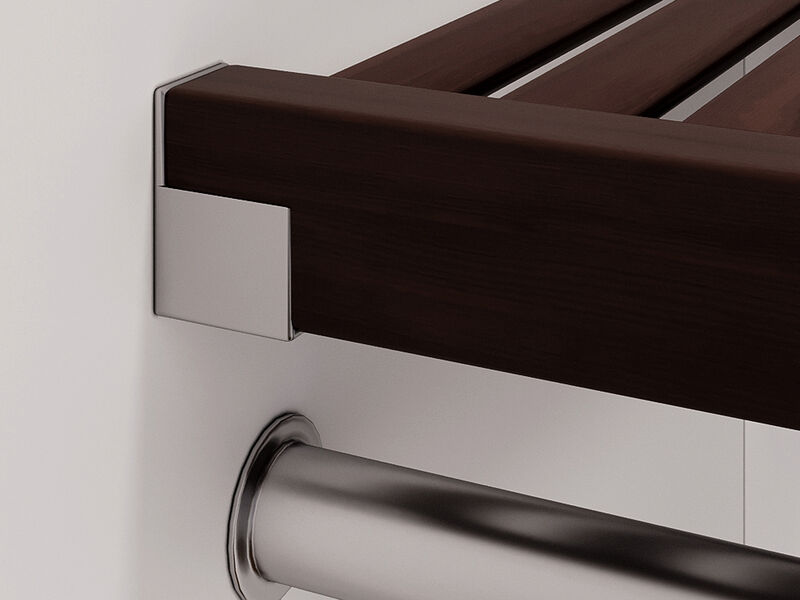 Solid Wood Reach-In Closet Organizer with 3 Drawers