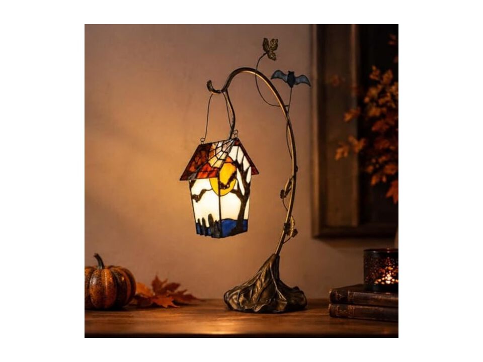 Tiffany Style Stained Glass Table Lamp For Bedroom Living Room