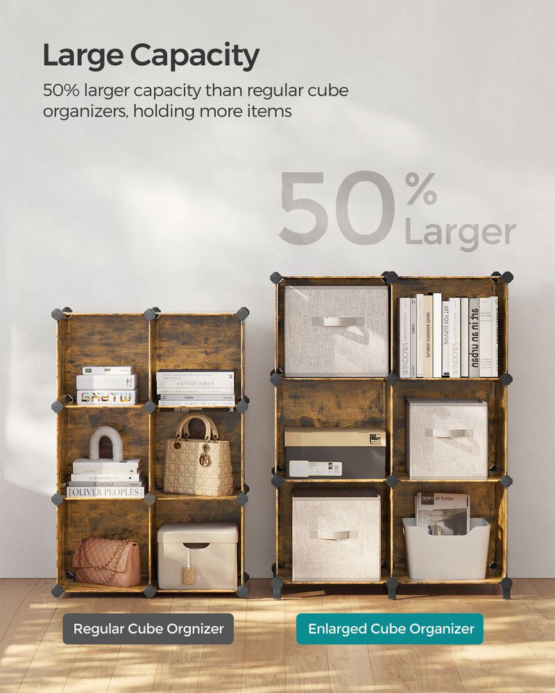 Storage Cube Organizer, DIY Closet Cabinet Chests Space-Saving