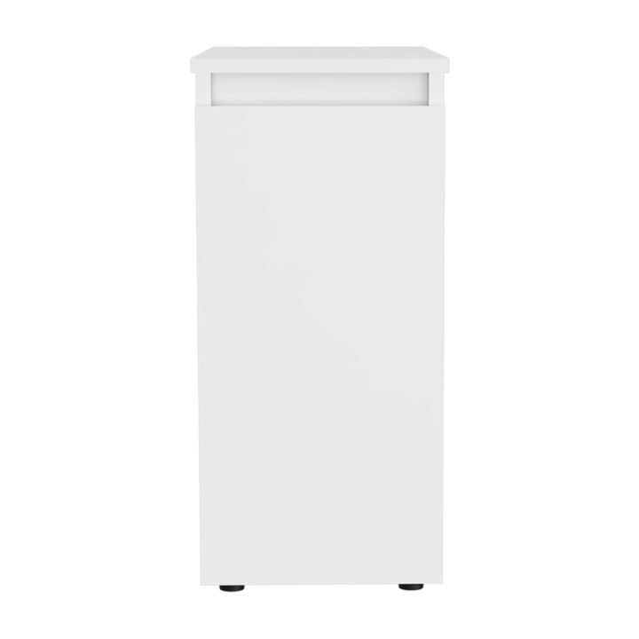 Sperry 1-Drawer Rectangle Bathroom Cabinet White