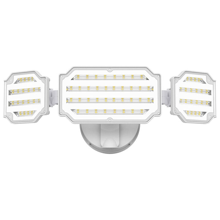 LEPOWER 4500LM Outdoor Flood Lights, 45W LED Flood Light, Security Lights with 3 Adjustable Heads, IP65 Waterproof Outdoor Lights for House, Yard