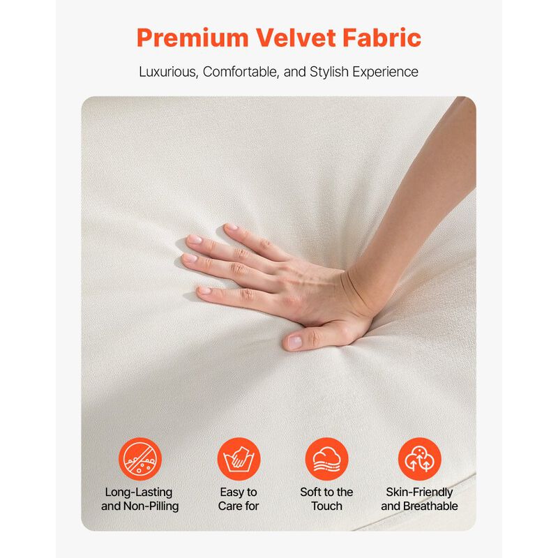 Modern 3-Seater Modular Sofa, Comfy Deep Seat Couch with Storage for Living Room image number 5