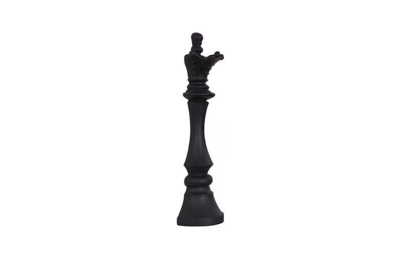 Queen Chess Black Wall Decor image number 1