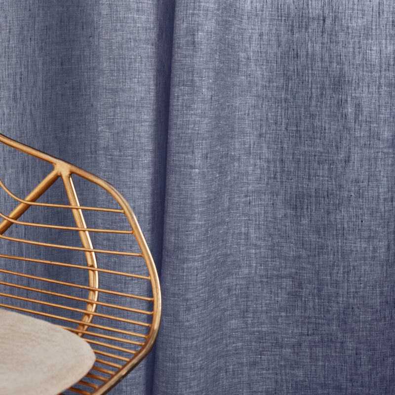 Solino Home 100% Pure Linen Curtain - Linen Curtain