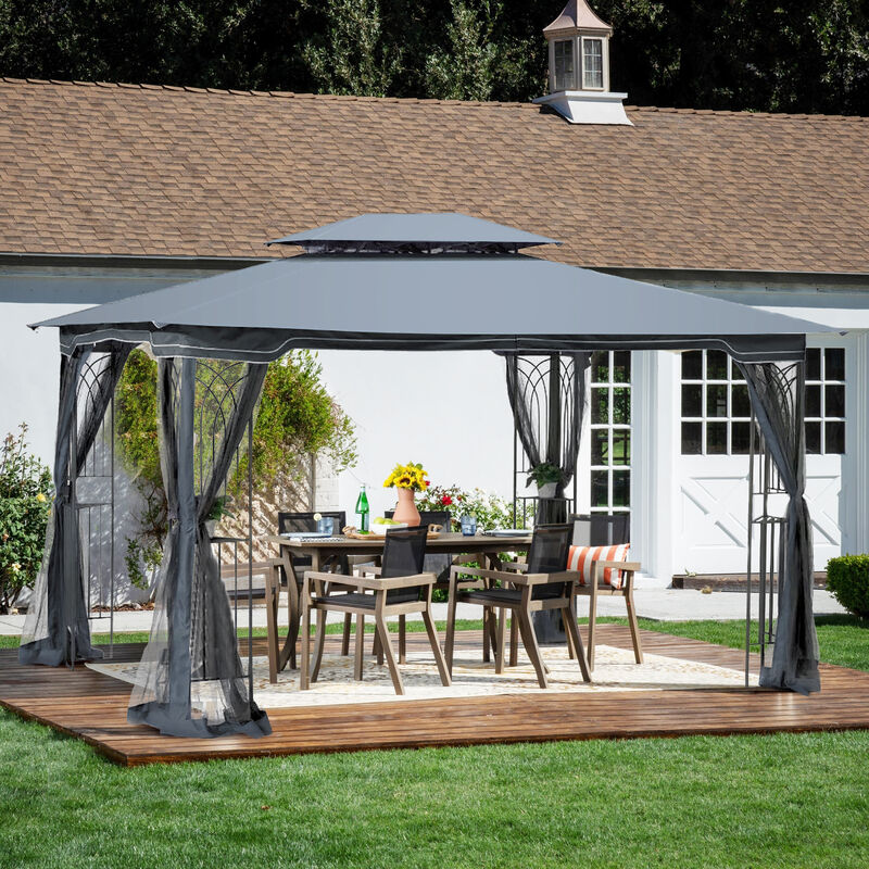 Streamdale Outdoor Gazebo Canopy with Mosquito Net